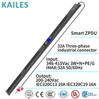 KAILES(KLS) K55 Série ZD 32A Bloc d'alimentation de serveur triphasé haute performance à 36 prises |   Utilisation industrielle Fonctionnement fiable