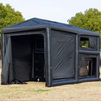 11 ㎡ tente de camping Airbeam tente gonflable largeur cadre Structure coupe-vent sauter tente hermétique avec tapis de sol