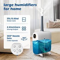 Humidificateur d'air Maika, appareil ménager, design populaire, grande capacité, puissant, vaporisateur, aromathérapie
