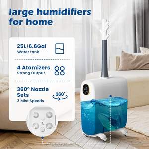 Humidificateur d'air Maika, appareil ménager, design populaire, grande capacité, puissant, <span class=keywords><strong>vaporisateur</strong></span>, aromathérapie - Product Image 4