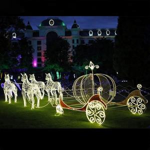 Guirlande lumineuse de Noël <span class=keywords><strong>pour</strong></span> extérieur, motif renne 3D <span class=keywords><strong>en</strong></span> acrylique, LED - Product Image 2