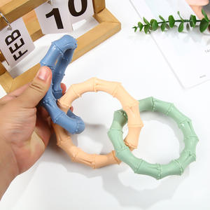 Juicepet Fabricant En Gros Pet Flottant À Mâcher Jouets Interactifs Résistant Aux Morsures Anneau Jouet Trois Anneaux Ensemble Jouets De Dentition - Product Image 4