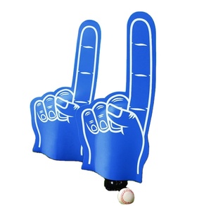 Custom Printing Fans Foam <strong>Fingers</strong> Cheer Gloves We're Number 1 Cheerleading Props Sponge Cheer One <strong>Finger</strong> Gloves Cheerleader Gift - Product Image 1