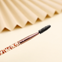 Ensemble de 17 pinceaux de maquillage Glitz and Glam avec strass, style professionnel, vente en gros, pinceaux de maquillage de luxe avec boîte cadeau