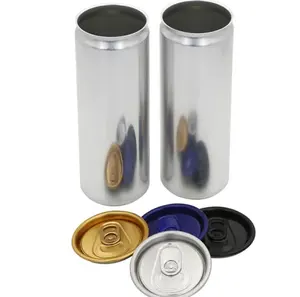 Wholesale Empty 250Ml 330Ml 355Ml 473Ml Beverage Cans Bpa Liner Beer Can RTD Aluminum Cans In Bulk