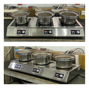 3500 वाट फ्लैट Tabletop पोर्टेबल Highpower 3500w Countertop बिजली वाणिज्यिक प्रेरण रेंज हॉब स्टोव Cooktop कुकर 3 बर्नर - Product Image 1