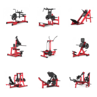TOPTONS Machine de gymnastique chargée de plaque commerciale banc en acier presse couché poitrine intérieure équipement de Fitness