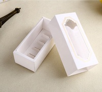 Boîte à biscuits avec séparateur, emballage alimentaire de qualité alimentaire, logo personnalisé, boîte à tiroirs pour biscuits avec insert