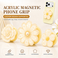 Support de téléphone magnétique en acrylique OEM ODM, vente en gros, logo personnalisé, forme sur mesure, haute qualité, directement de l'usine pour les distributeurs