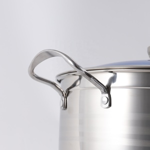 Atacado Clássico Design Coreano 14/10/6 Peça Aço Inoxidável Kitchen <span class=keywords><strong>Ware</strong></span> <span class=keywords><strong>Set</strong></span> Inclui Stock Pot para Cozinhar Leite e Sopa - Product Image 5