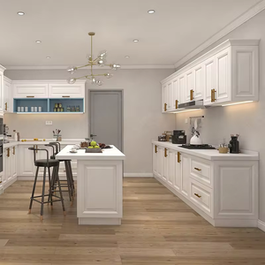 Armoires de cuisine en bois avec affichage déroulant Stockage de légumes Garde-manger alimentaire et options de support - Product Image 3