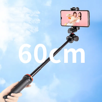 Bonne vente support de trépied vidéo de caméra en Fiber de carbone flexible pour clip de support de téléphone portable d'appareil photo