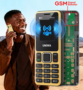 Teléfono Móvil UNIWA MS001 con Teclado, Amplificador <span class=keywords><strong>de</strong></span> Señal GSM, 4 SIM, 4 en Espera, Batería <span class=keywords><strong>de</strong></span> 1800mAh, Recordatorio LED, Tipo C - Product Image 1