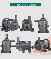 Pompe à eau CC sans balais ZKSJ DC40D 12V 24V 550L/H 8M de hauteur de refoulement pour applications solaires, fontaines DMX, bassins à poissons, équipements médicaux et de beauté, et refroidissement de liquides