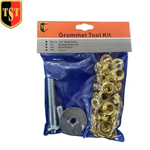 103pcs grommets khoen Kit với cài đặt công cụ cho giày quần áo Thủ công mỹ nghệ túi Rèm lều