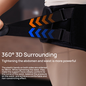 Masajeador de cintura con soporte Lumbar inalámbrico, cinturón de masaje de espalda baja con compresa caliente con vibración y alivio del dolor, características de calefacción - Product Image 4