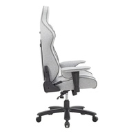 Dragon War Luxury XXL grande taille mousse moulée cadre en acier gris couleur pivotant 4d accoudoir chaise de jeu