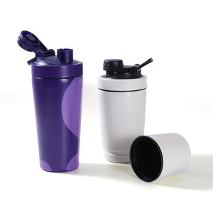 Customized 500ml 750ml 24oz New Design <strong>Cheap</strong> Stainless Steel Sports Gym <strong>Protein</strong> Shaker Cup Bottle With Logo Printing for Adults - Product Image 6