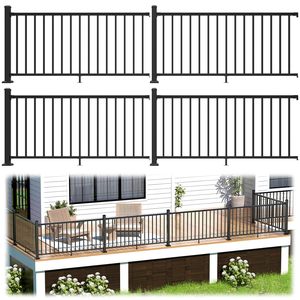 Op maat gemaakt buitengelingsysteem van elk materiaal: roestvrij staal, aluminium, glas, balkon, terras, veiligheid - Product Image 5