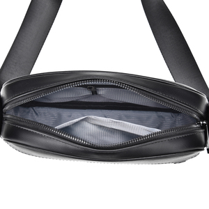 Bolso <span class=keywords><strong>bandolera</strong></span> <span class=keywords><strong>de</strong></span> material <span class=keywords><strong>de</strong></span> PU multifuncional informal a la moda geométrica para <span class=keywords><strong>hombre</strong></span>, bolso <span class=keywords><strong>de</strong></span> hombro vertical con estampado cuadrado pequeño - Product Image 5