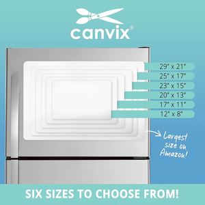 Magnetic Dry Erase Whiteboard 12x8 Inches White Refrigerator Vinyl Material Removable Residue-Free Art Memo Board for Family - Product Image 4
