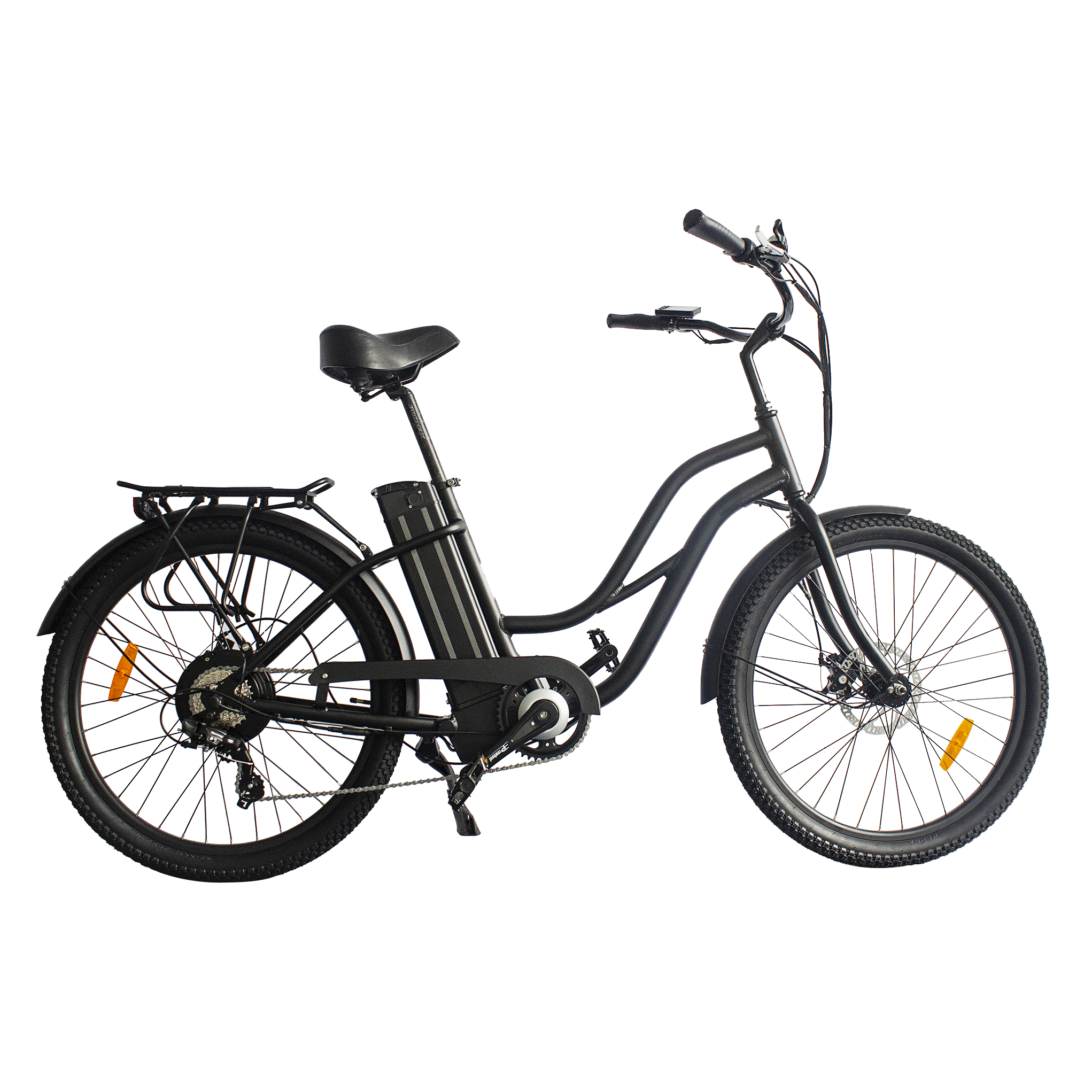 disc brake 7 speed rear hub motor electric cycle long range e