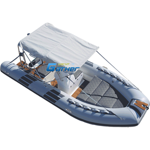 Lanzamiento de nuevo producto en 2021, fabricante de botes de fibra de vidrio RIB480D con tubo de hypalon a la venta - Product Image 4