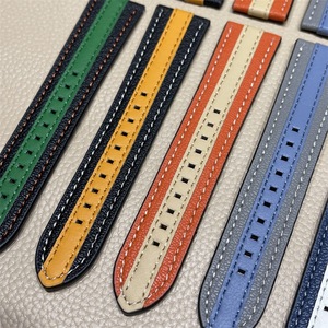 Cinturino di Ricambio in Vera Pelle di Alta Qualità 22mm per Orologi Blancpai X S-watch Five Oceans - Product Image 4