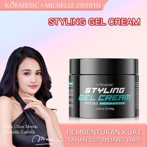 KORMESIC Gel Crema Estilizador Certificado por Bpom, Marca Privada, 140g, Fijación Súper Fuerte, Crema Moldeadora de Larga Duración para el Cuidado del Cabello Masculino - Product Image 2