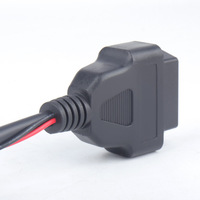 Cable OBD2 de 3 Pines a 16 Pines, Conector OBD-II para Coche y Moto, Repuesto para Fiat de 3 Pines, para Lancia, Alfa Romeo, Ducati
