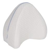 Coussin pour les genoux en mousse à mémoire de forme avec housse en maille ou en velours pour les dormeurs latéraux, alignement des hanches et soulagement de la pression
