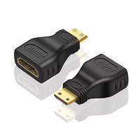 Mini Micro HD-Compatible Macho a Hembra Adaptador Convertidor de Conector Estándar para TV PC Cámara Teléfono Móvil MP4