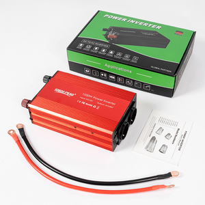 Inversor <span class=keywords><strong>de</strong></span> Corriente SHiOUMAO <span class=keywords><strong>de</strong></span> 12v a 220v 1000W, <span class=keywords><strong>Convertidor</strong></span> <span class=keywords><strong>de</strong></span> Corriente CC a CA con Enchufe Europeo, Alta Eficiencia, Respaldo <span class=keywords><strong>de</strong></span> Batería Solar <span class=keywords><strong>para</strong></span> Furgonetas y Exteriores - Product Image 4