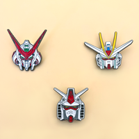 Fábrica de alta calidad personalizada metal suave esmalte pintura dibujos animados anime insignia Transformers Avatar insignia solapa PIN para ropa