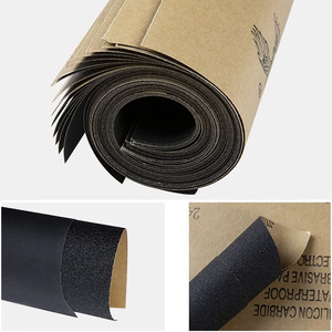 1 Uds papel de <span class=keywords><strong>lija</strong></span> 80 #-2000 # húmedo y seco de doble uso para moler y pulir madera de coche papel abrasivo de <span class=keywords><strong>agua</strong></span> de carburo de silicio resistente - Product Image 2