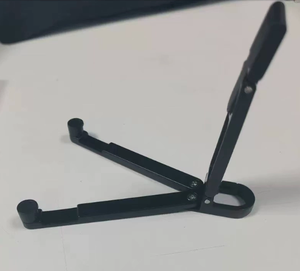 Multifunctional Keychain Phone Stand Foldable Desktop Lazy Mobile Holder With Hook Design Mini Portable <strong>Bracket</strong> for Watch Video - Product Image 5