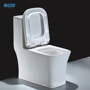 Juego de sanitarios de cerámica al por mayor, económico, con inodoro, lavabo de pedestal, lavamanos, sifón en <span class=keywords><strong>P</strong></span> y combinación de inodoro y lavabo para baño - Product Image 2