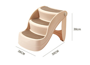 Vouwen <span class=keywords><strong>Plastic</strong></span> Kat Ramp Hond Stap Trappen Voor Bed - Product Image 6