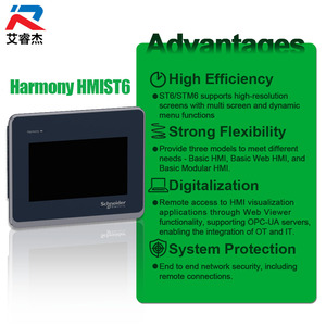 หน้าจอควบคุมระบบสัมผัส Harmony HMIST6 รุ่นใหม่ HMISTW6600 ขนาด 12 นิ้ว 16 ล้านสี 24VDC Harmony ST6 จอแสดงผลกว้าง 12 นิ้ว - Product Image 4