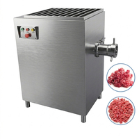 Nouvelle machine à hacher la viande électrique industrielle commerciale HUAGANG approuvée CE, en acier inoxydable, avec protection de sécurité, 1000-1500 kg/h