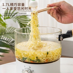 Bouilloire en verre 1,2 L pour infusions et bouillies, idéale pour le bureau et la maison, pour préparer des thés bienfaçants - Product Image 3