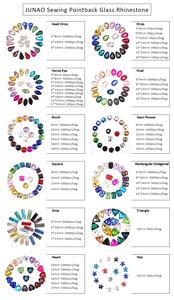朱奥方形12毫米水晶水钻带爪玻璃缝纫水晶水钻批发裤子包缝制 - Product Image 6