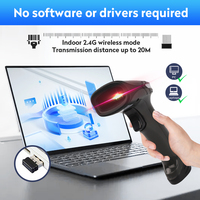 Escáner y Lector de Códigos QR 1D 2D JR JR05W, Escáner de Códigos de Barras Inalámbrico USB del Fabricante Chino con Estado de Stock