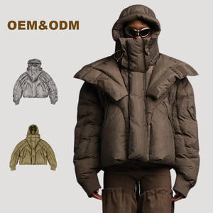 Blouson matelassé personnalisé 2026, style streetwear oversize, avec doublure en maille respirante, chaud et épais, idéal pour l'extérieur - Product Image 1