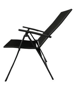 Chaises <span class=keywords><strong>de</strong></span> <span class=keywords><strong>jardin</strong></span> d'extérieur portables <span class=keywords><strong>en</strong></span> <span class=keywords><strong>aluminium</strong></span> avec design pliable moderne <span class=keywords><strong>et</strong></span> siège textilener pour un rangement facile - Product Image 2