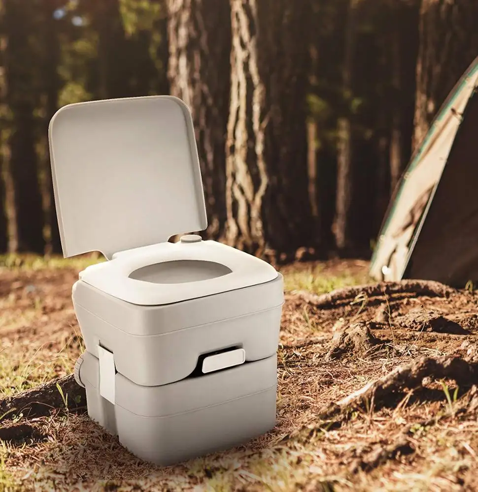 BN 20L Camping en plein air voiture de voyage Mobile 5.3 gallons siège de toilette Portable chasse d'eau toilettes portables Mobile plastique extérieur