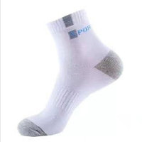 Chaussettes de sport noires de haute qualité pour hommes, tube moyen à la mode pour le printemps, l'été-maille respirante pour l'absorption de la sueur, 10 paires