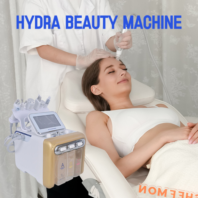Professional Oxygen Facial Cleanser Blemish Clearing Skin Renewal Hydra H2o2 Oxygen Facial Machine
