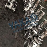 Katup Gerbang Baja Tahan Karat Sambungan Las Soket, Dua Arah, Batang Naik (OS&Y), Gas Alam