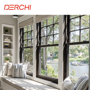 Moderna doppia finestra con basso <span class=keywords><strong>E</strong></span> residenziale verticale doppio vetro per la nuova costruzione NFRC certificata per i bagni - Product Image 5
